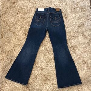 Women's Flared Blue Jeans